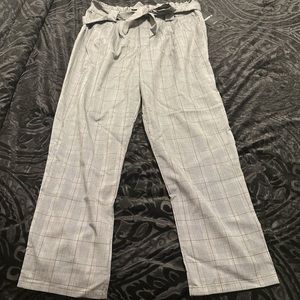Large stripped dress pants